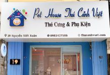Cửa hàng Pet House Thú Cảnh Việt tại Hà Nội.